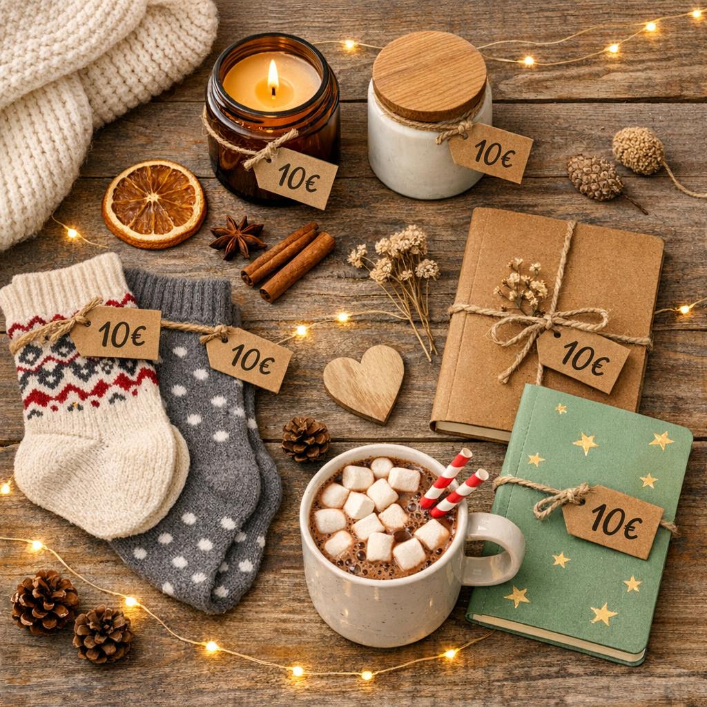 Cadeaux à petit budget : 10 à 20 €