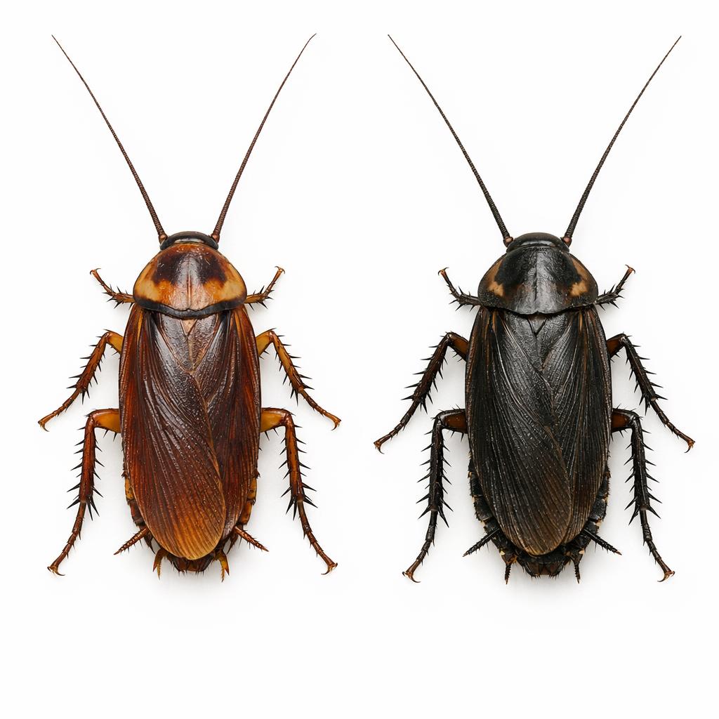 Cafard allemand vs cafard américain : comment les distinguer