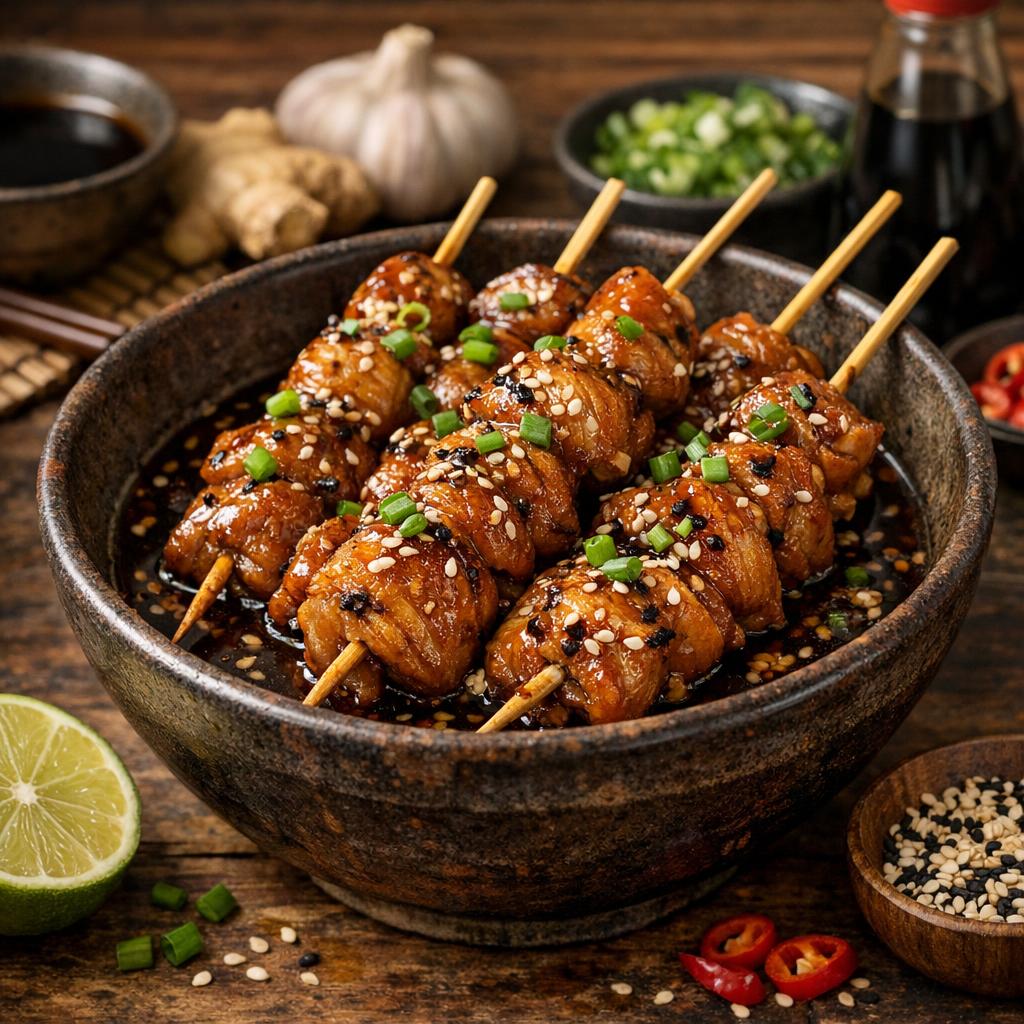 Marinades asiatiques pour viandes et poissons