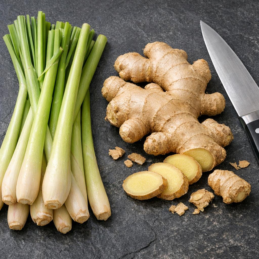 Substituts de la citronnelle et du gingembre